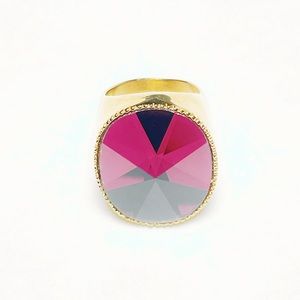 Vintage Gold Plated Oval Ring